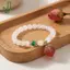 Vòng tay phong cách Trung Quốc Boho dành cho nữ có mặt dây chuyền đào Luy Trang trí thủ công
