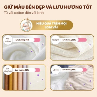 Combo 2 Can Nước Giặt Xả TOPGIA 2L Hương Vườn Say Mê, Lưu Hương Bền Lâu, Dịu Nhẹ, An Toàn
