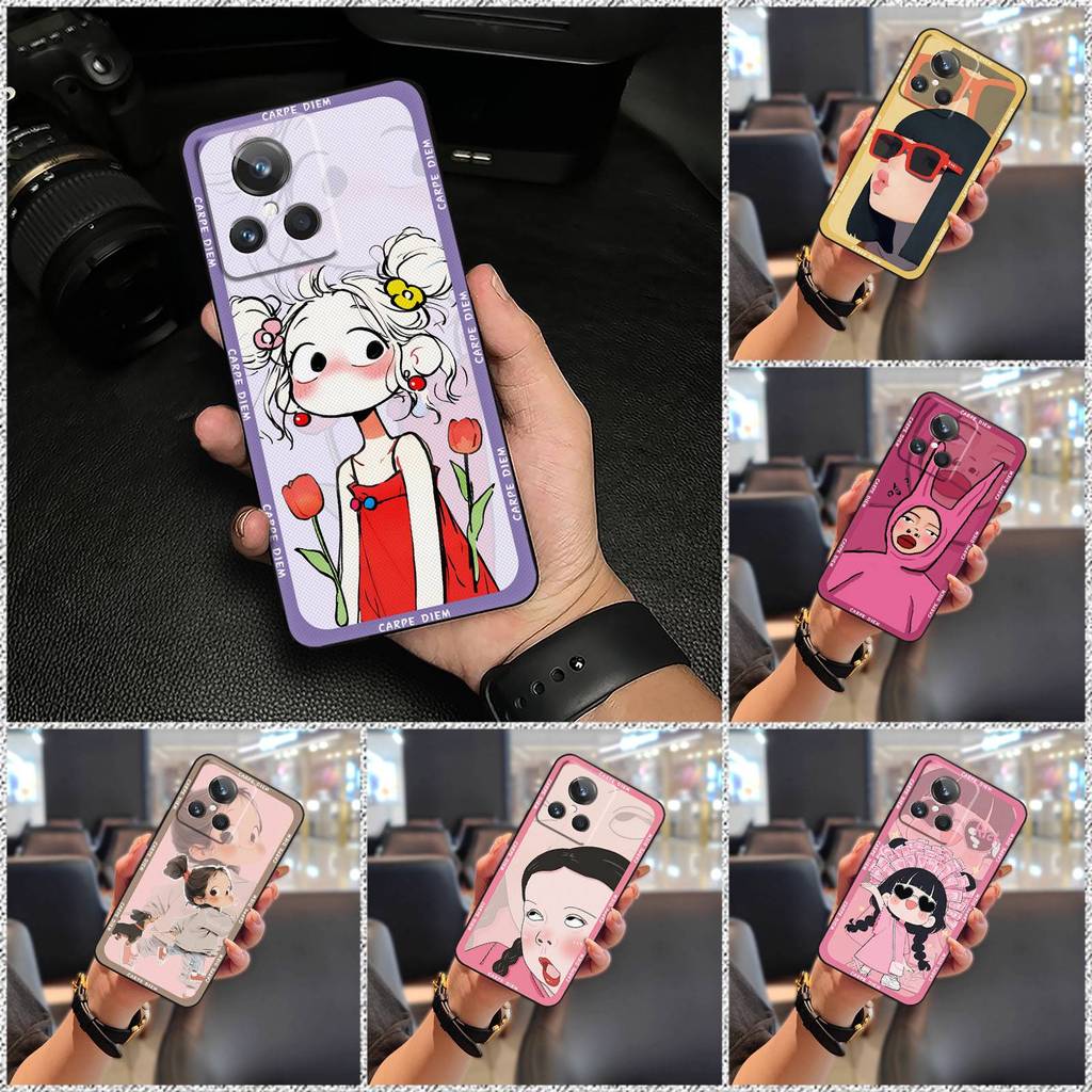 Ốp Điện Thoại OPPO Realme GT2 5G TPU Mềm Bảo Vệ Toàn Bộ, Chống Va Đập, Chống Bụi Bẩn, Chống Thấm Nước, Họa Tiết Graffiti Dễ Thương