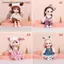 Mới 16cm Mini Búp Bê Di Chuyển Được Khớp Búp Bê 3D Đôi Mắt To DIY Đồ Chơi Búp Bê Có Quần Áo Trang Phục Cho Bé Gái Đồ Chơi SKY