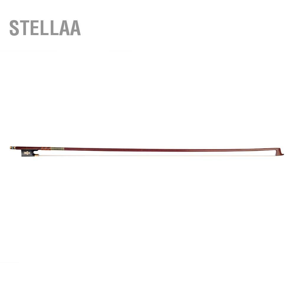 Stellaa Pernambuco Violin Bow Black Ebony Horsehair 4/4 Kích thước đầy đủ cho người mới bắt đầu và chuyên nghiệp