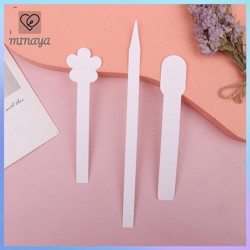 [MINAYA] 100 Cái / lốc Kiểm Tra Đầu Tròn Nước Hoa Thử Nghiệm Dải Giấy Hình Hoa VN