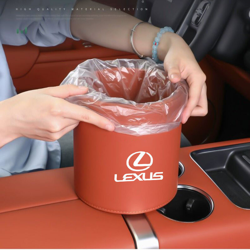 Xe Thùng Rác Da Hộp Bảo Quản Thích Hợp Cho Xe Lexus IS250 IS300 RX330 RX350 NX RX rx300 gs300 ES LS