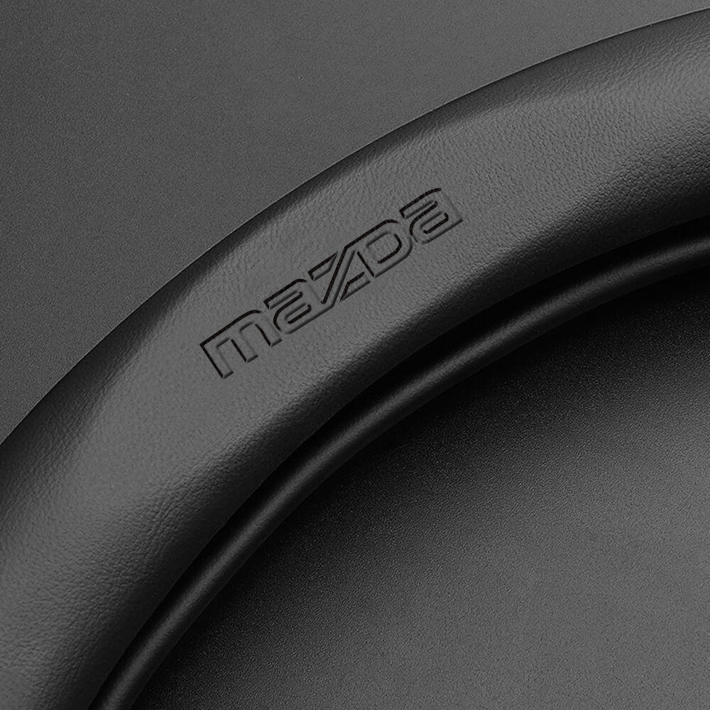 Bọc Vô Lăng Da Ô Tô Sợi Carbon Khâu Da Vô Lăng Dành Cho Xe Mazda CX3 CX5 CX4 CX30 CX8 Nội Thất Ô Tô