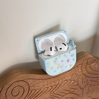 Trái tim đầy màu sắc cho AirPods 1 / 2 3 Pro Pro2 pro3 Bộ tai nghe Airpods4 Vỏ bảo vệ Bluetooth không dây AirPods Pro i3 i4 pro3 Vỏ bảo vệ tai nghe