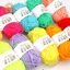 CANAMEK 12 Cái Mềm Mại Ấm Áp DIY Cotton Len Sợi Mềm Chất Lượng Tốt Tay Đan Chủ Đề Cho Handmade Đan Móc Sợi CSF