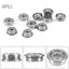 apill Yoidesu 10 F623ZZ Vòng bi mặt bích 3x10x4mm Rãnh sâu Thu nhỏ Máy in 3D thép một hàng được bảo vệ