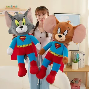 Siêu Nhân Mèo Và Chuột Đồ Chơi Sang Trọng Búp Bê Trẻ Em Gối Lớn Búp Bê Ragdoll Quà Tặng Cho Nam Nữ Quà Tặng Sinh Nhật 260604