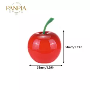 PNPIA- 1 / 3 Chiếc 8g Có Thể Đổ Lại Sáng Tạo Trẻ Em Anh Đào Thiết Kế Trái Cây Hình Hoa Son Dưỡng Môi Hộp Đựng Kem Lọ Cho Trẻ Em