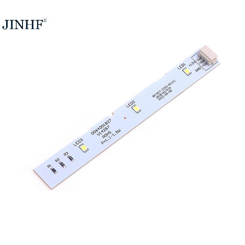 Phụ kiện bộ phận tủ lạnh JINHF cho Haier BCD-575WDBI 0064001827 Tủ đông cửa trước Tủ lạnh Đèn LED Balight Bar Strip HOT