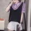 Áo thun nữ giảm béo mùa hè, áo thun ngắn tay cổ chữ V thời trang Hàn Quốc mới dành cho nữ