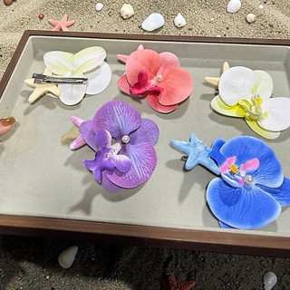 Kẹp Tóc Hoa Biển 3D 🌊🐚 Kẹp Tóc Sao Biển + Hoa Lạ Mắt Siêu Xinh Độc Lạ Nàng Thơ