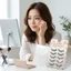 Lông mi giả uốn cong đầu nhọn theo cụm để mở rộng mắt cô dâu tự nhiên