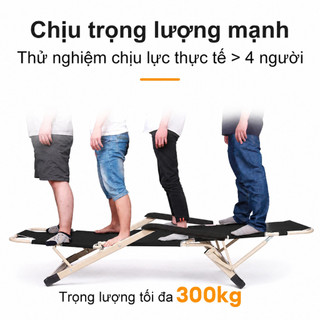 Ghế Thư Giãn Ghế Lười Ghế Bố Xếp Gấp Gọn 180° Kèm Nệm Cao Cấp Và Gối, Ghế Ngủ Trưa Văn Phòng Chịu Lực 200KG