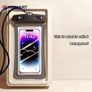 AN.MART Túi chống nước điện thoại di động có màn hình cảm ứng Bơi lội Túi tự bịt kín trôi trong suốt Vỏ điện thoại di động chống nước VN