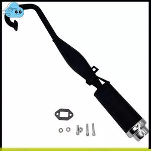 Dành Cho Xe Đạp Bỏ Túi Cho Mini Quad Thể Thao Nhỏ 47CC 49CC 2 Thì Mini Xe Máy Hệ Thống Xả Sắt Hàng Ống Giảm Thanh