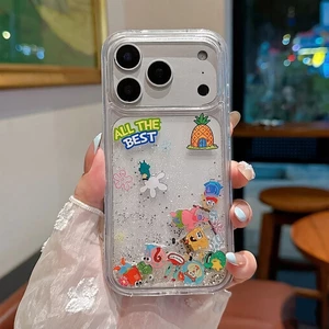 Động Vật Dưới Nước Sao Biển Trôi Cát Ốp Lưng Điện Thoại iPhone 17 Pro Max 16 15 14 13 Vỏ Bảo Vệ Chống Sốc