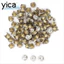 YICA 100 Chiếc Đinh Tán Pha Lê, Vỏ Pha Lê Kích Thước 10 Mm Đinh Kim Loại Trang Trí, Dự Án Thủ Công DIY Thiết Kế 4 Móng Vuốt DIY Da Thủ Công Đinh Da Trang Trí Thủ Công
