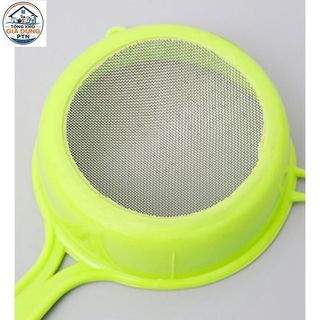 Rây lọc thức ăn có tay cầm bằng nhựa tiện lợi chuyên dụng, lọc cua, lọc nước mía
