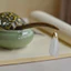 WHX-Magnolia Kẹp Tóc Gỗ Đàn Hương Xanh Kẹp Tóc Thanh Lịch Hanfu Đơn Giản Tất Cả Trận Đấu Tóc Cuộn