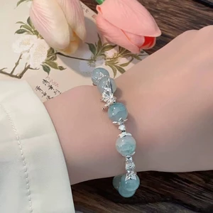 Mới Trung Quốc Bướm Đính Hạt Vòng Tay Nữ Cổ Cao Cấp Hoa Tua Rua Vòng Tay Niche Retro Phù Hợp Với Vòng Tay Hợp Thời Trang