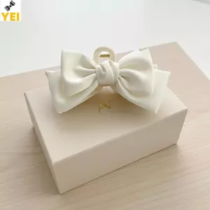 < YEI > 1 Cái Kẹp Tóc Nơ Nữ Hàn Quốc Kẹp Tóc Vải Bướm Phong Cách Thanh Lịch Cho Công Sở Và Trường Học Kiểu Tóc Mới