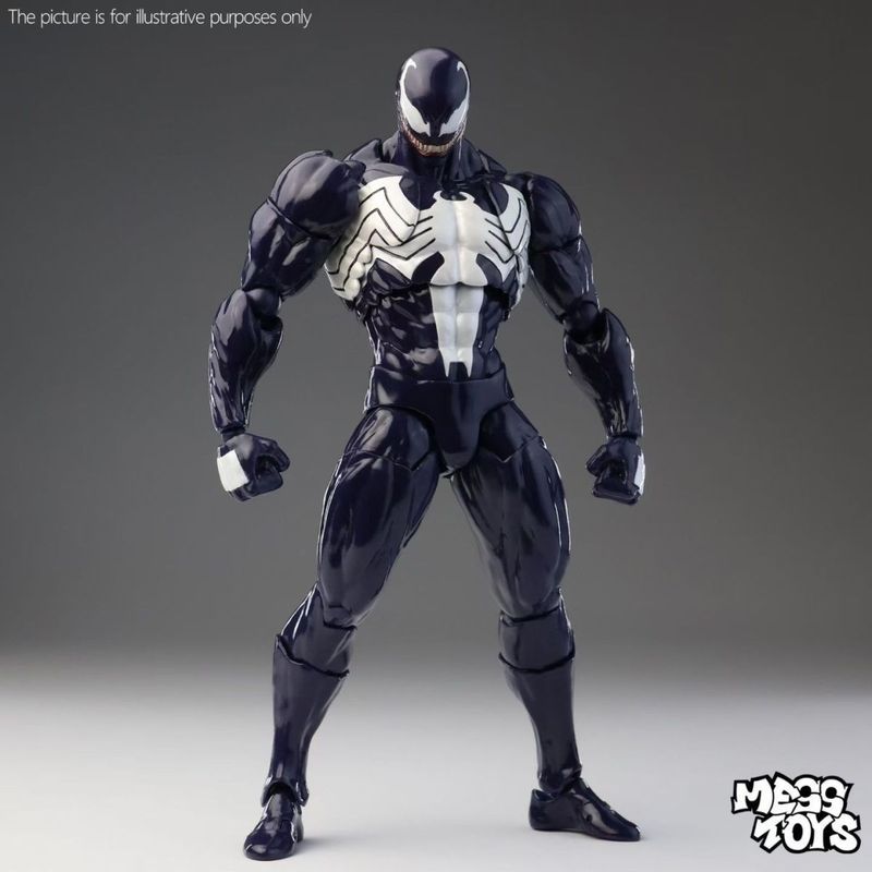 Nhà máy thứ hai K Medium K Venom Ultimate Spider-Man Deadly Neighbor Khớp có thể được trang trí thực hành Quà tặng trẻ em