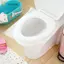 JCSYFAC 50 Chiếc Dùng Một Lần Du Lịch An Toàn PE Nhựa Vệ Sinh Ghế Thảm Đệm Thảm Mới