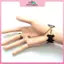 MYPANDA Thời Trang Gothic Gothic Gothic Gothic Retro Vintage Hoa Ma Cà Rồng Dép Hoa Hồng Vòng Tay Ren.