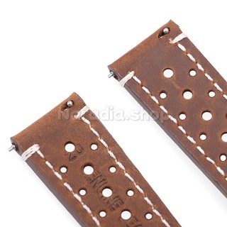 18 / 20 / 22 / 24mm Phát Hành Nhanh Da Thật Chính Hãng Dây Đeo Đồng Hồ Da Bò Vintage Dây Đeo Đồng Hồ Nam Nữ Kinh Doanh Vòng Tay Vòng Tay