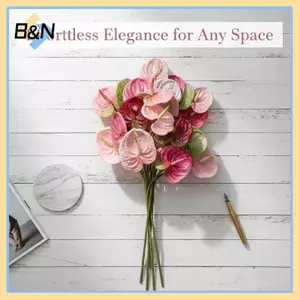 B & N Hoa Nhân Tạo Để Trang Trí Lá Giả Trang Trí 25cm Cho Sự Kiện Theo Chủ Đề Mộc Mạc Văn Phòng Để Bàn Trang Trí Phòng Khách.