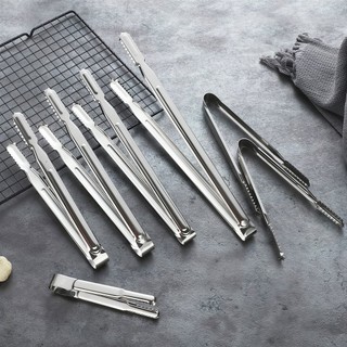[Hàng Sẵn] Kẹp gắp đá, gắp thịt nướng inox dày dặn bền đẹp nhiều cỡ 20cm,25cm,30cm,40cm - SUNND