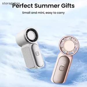 Quạt Turbo cầm tay Mini có màn hình kỹ thuật số LED Thiết bị làm mát di động USB có thể điều chỉnh 3 tốc độ cho văn phòng du lịch mùa hè Đẹp