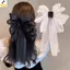 < YEI > 1 Cái Vintage Nơ Lấp Lánh Tóc Móng Vuốt Lưới Thiết Kế Kim Cương Giả Độc Đáo Barrette Để Sử Dụng Hàng Ngày Và Thường Ngày Mới