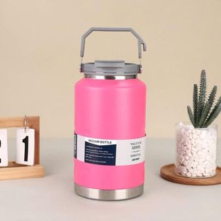 [BỀN] Bình Giữ Nhiệt Chân Không 2L Inox 316 Giữ 24 Tiếng Hai Vách Bằng Thép Không Gỉ Có Nắp Tay Cầm