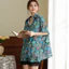 Nữ Ice Silk Tay Ngắn Váy Ngủ Bộ Đồ Ngủ Nữ Phong Cách BF Homewear Trắng Đồ Ngủ