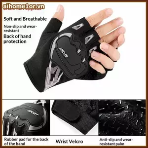AIHOM 1 Cặp Găng Tay Xe Máy Màn Hình Cảm Ứng Thoáng Khí Cho Extreme Motocross Riders,