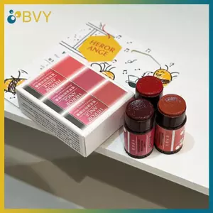 BVY HERORANGE 2 / 3 / 5 Bộ Son Dưỡng Môi Mini Dưỡng Ẩm Lipsti Mùa Thu Đông Mặt nạ Môi Chống Khô.