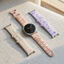 Dây đeo silicon khắc cho Samsung Galaxy Watch 8 44mm 40mm / 8 Dây đeo đồng hồ cổ điển 46mm Vòng đeo tay Correa