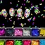 JVSUB Nail Art Sequins, 12 Lưới Laser Sáng Bóng Móng Tay Lấp Lánh Mảnh, Hình Chữ Nhật Hình Vuông Hình Ba Chiều Trang Trí Móng Tay Phụ Kiện DIY Trang Trí