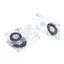 Máy nghe nhạc trống màu Cassette tiêu chuẩn ECK với băng âm thanh từ tính 45 / 60 / 90 phút Hộp lưu trữ trong suốt để ghi âm bài phát biểu HOT