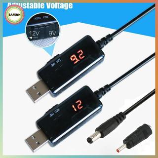 Cáp chuyển đổi tăng tốc USB SAFENH 5V sang 9V / 12V với đầu nối 3,5x1,35mm VN