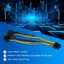 18AWG 8Pin sang Dual 8Pin (6 + 2) Cáp nguồn GPU cho K80 M40 M60 P40 P100, 20CM