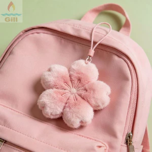 GILL Móc Khóa, Sakura Series Túi Mềm Quyến Rũ, Thời Trang DIY Quà Tặng Sang Trọng Túi Mặt Dây Chuyền Ba Lô Trang Trí