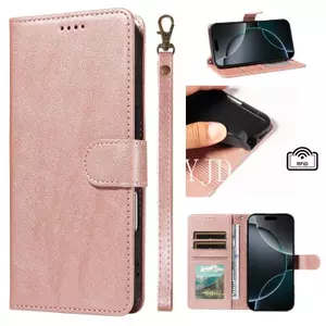 Ốp Lưng Cho OPPO Find X9 Siêu Cổ Điển Khe Cắm Thẻ Da Dây Đeo Tay Chống Rơi Vỏ Điện Thoại