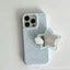 Hộp đựng gương hình ngôi sao chấm bi màu xanh lam Apple 17 / 16 / 15
