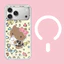Sọc Từ Tính Gấu Nhỏ Hoạt Hình Mèo Cứng Ốp Lưng Điện Thoại iPhone 17 Pro 16 Pro Max 15 14 Mờ Mờ Mờ Bảo Vệ Vỏ