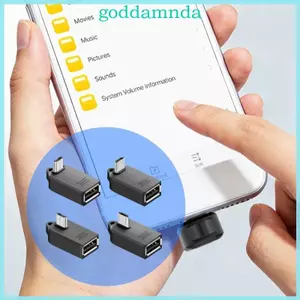 Bộ chuyển đổi USB sang USB di động GODD 5Pin cho phép truyền dữ liệu dễ dàng giữa điện thoại và thiết bị bên ngoài