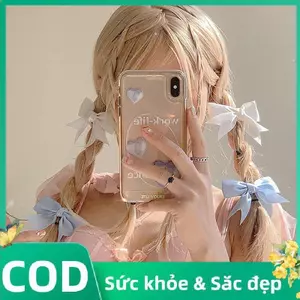 Trong kho thanh lịch Satin Bow Clip tóc cho cô gái, dễ thương Ribbon barrettes Phụ kiện tóc Cá Tuyết