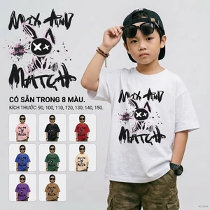 Áo thun bé trai thời trang Mềm mịn học sinh tiểu học Mặc hằng ngày